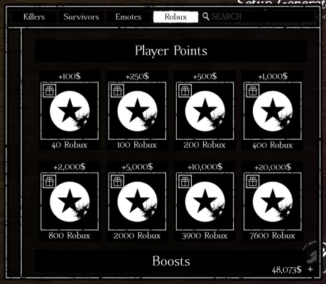 Forsaken 100,000$ Free Player Points